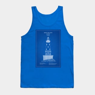 Rock of Ages Light Lighthouse - Michigan - AD Tank Top